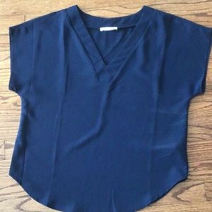 Blues & Grays dolman sleeve blouse